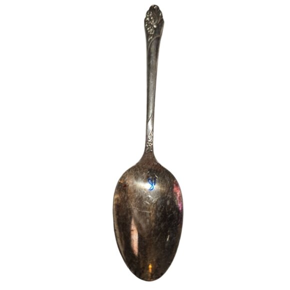 Oneida Community EVENING STAR Silverplated Serving Spoon - Picture 1 of 3